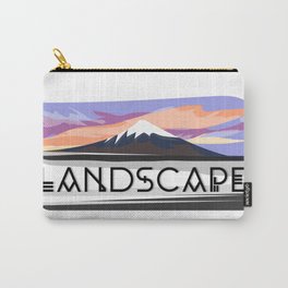 Landscape Carry-All Pouch | Natur, Paesaggio, Vector, Color, Landscape, Adventure, Land, Font, Violet, Digital 