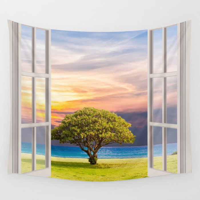 Tapestry to new arrivals cover window