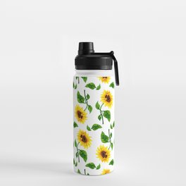 Summer Spring Sunflower Water Bottle