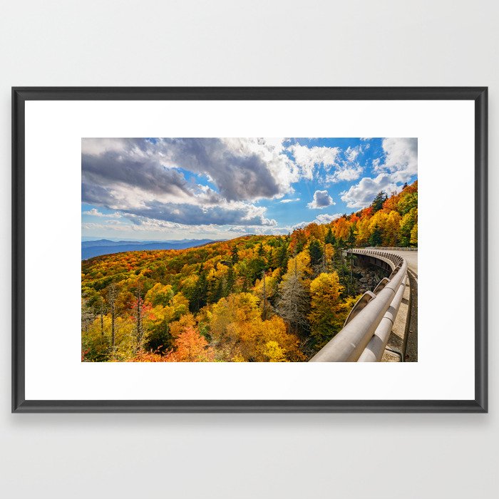 Autumn Along the Blue Ridge  Framed Art Print