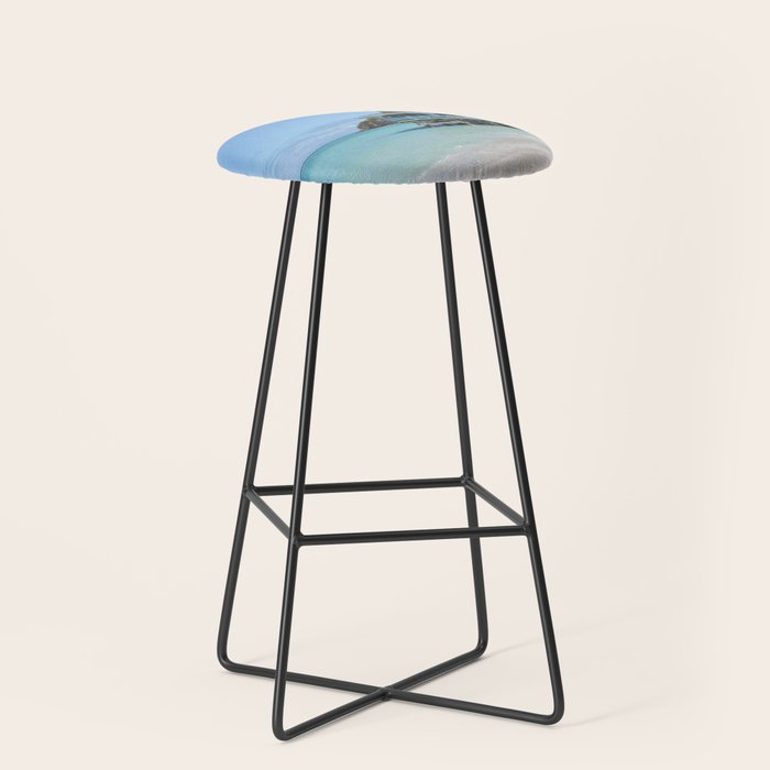 Tropical Paradise Pier On Antigua Bar Stool By Stine1 Society6 Tropical Paradise Pier On Antigua Bar Stool