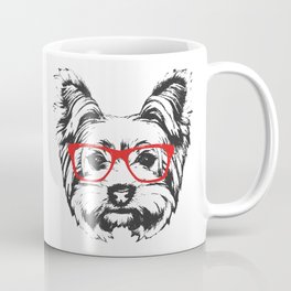 Portrait of Yorkshire Terrier Dog. Coffee Mug