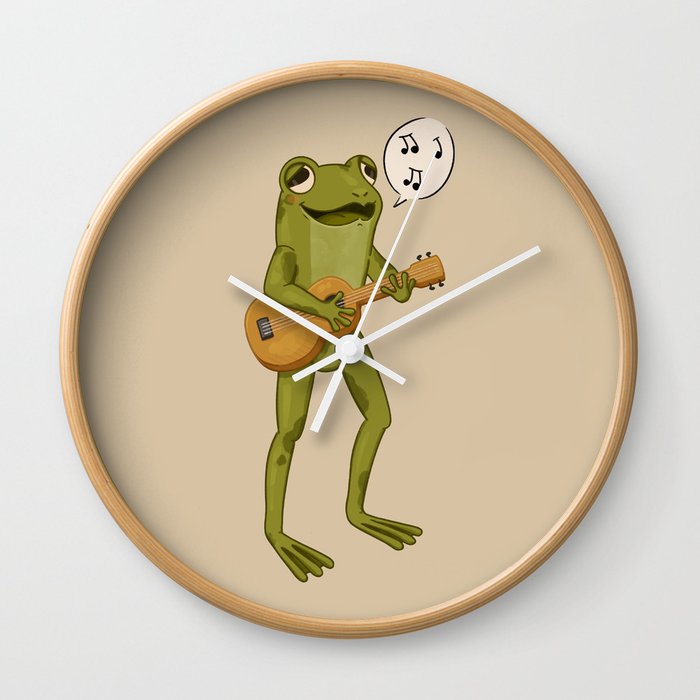 Tacky Singing Frog Wall Clock