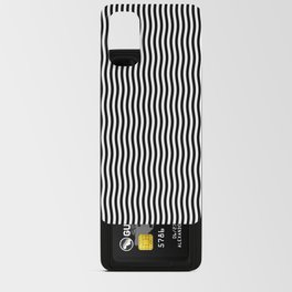 Black and White Wavy  Android Card Case