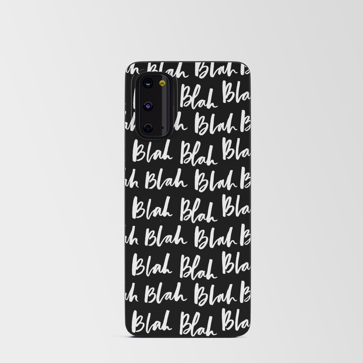 Blah Android Card Case By Alyissaj Society6