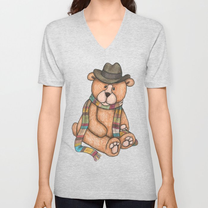 The Fourth Bear V Neck T Shirt