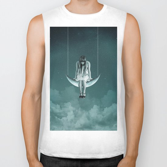 Moon Girl Dreams Biker Tank