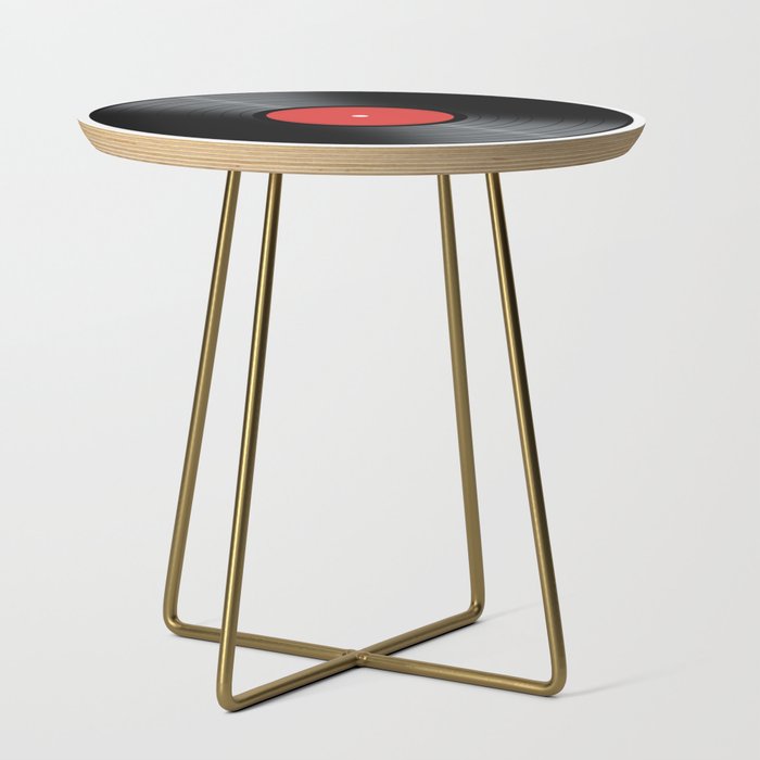 Music Record Side Table