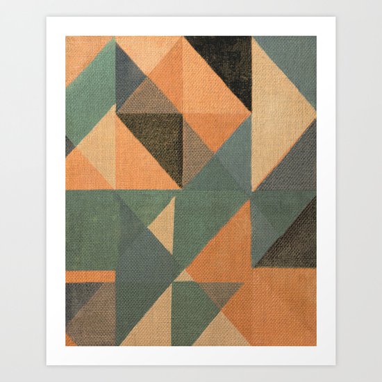 Trigonale 7 Art Print