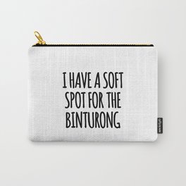 Soft spot for the binturong Carry-All Pouch
