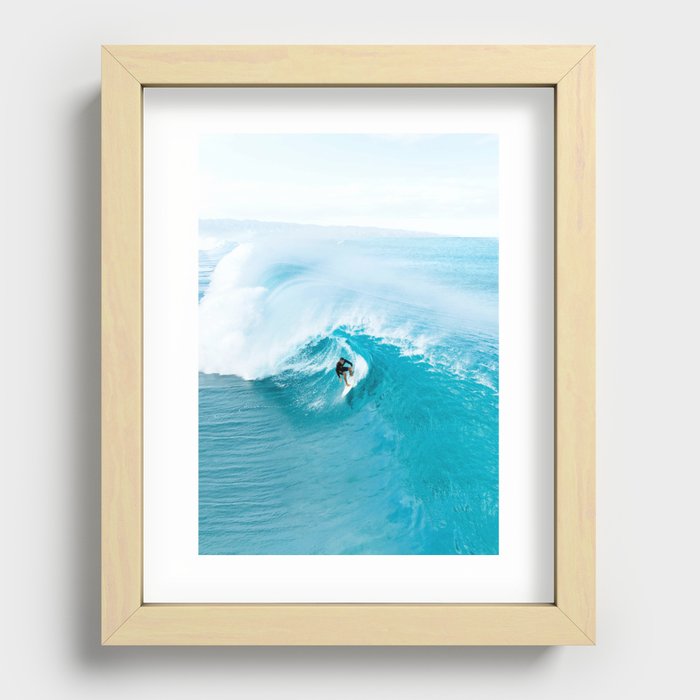 Stay Wavy Recessed Framed Print