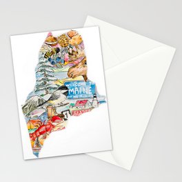 State of Maine  Stationery Cards