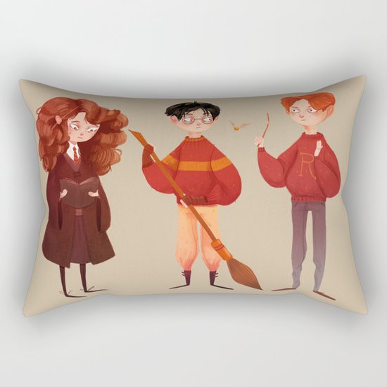Friendship and Bravery Rectangular Pillow