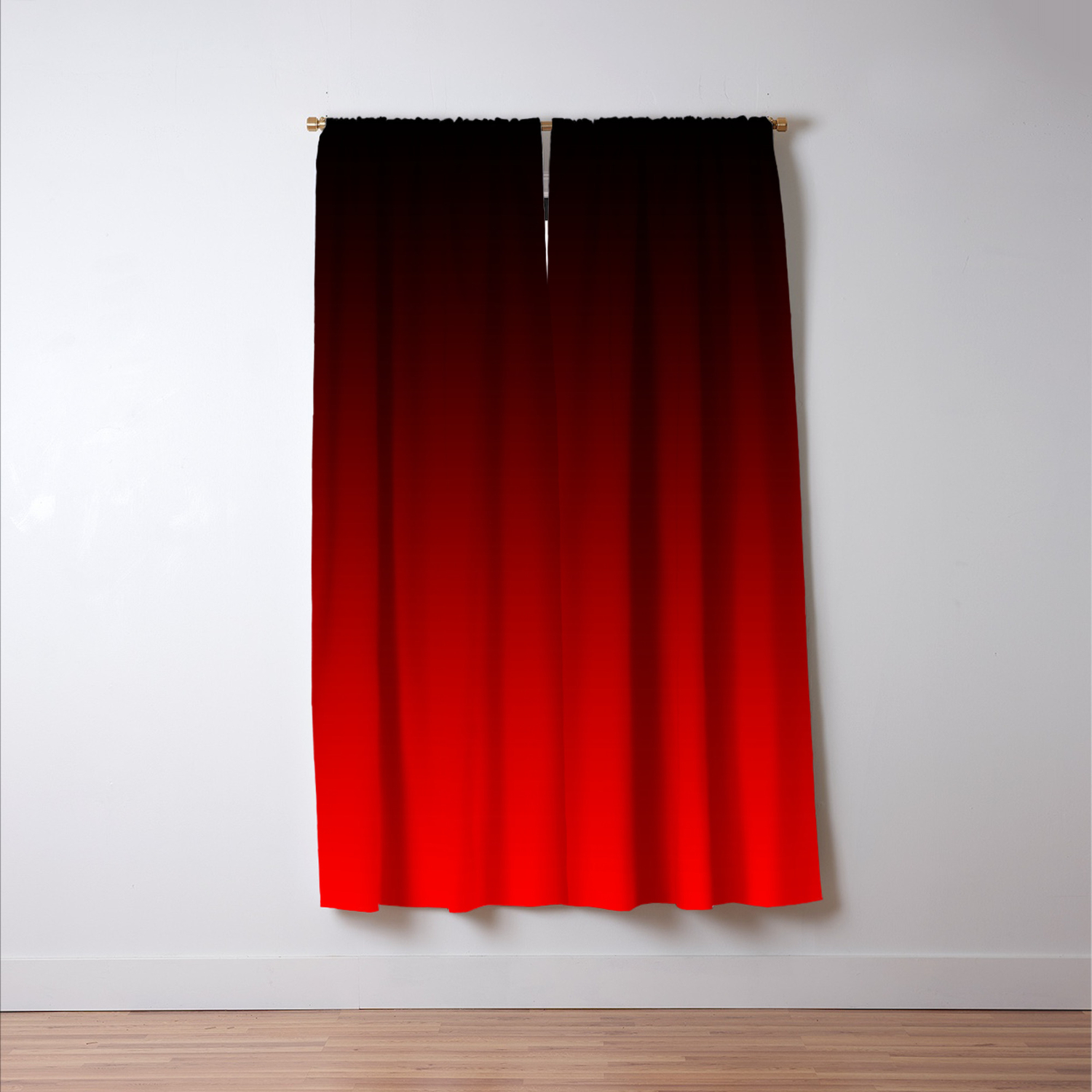 Black Red Neon Nights Ombre Blackout Curtain By Annaleeblysse Society6 Red Neon Nights Ombre Blackout Curtain