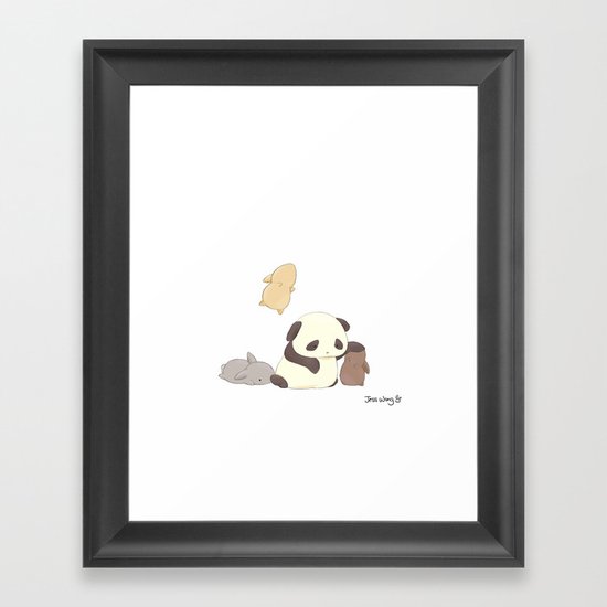 Panda Framed Art Print
