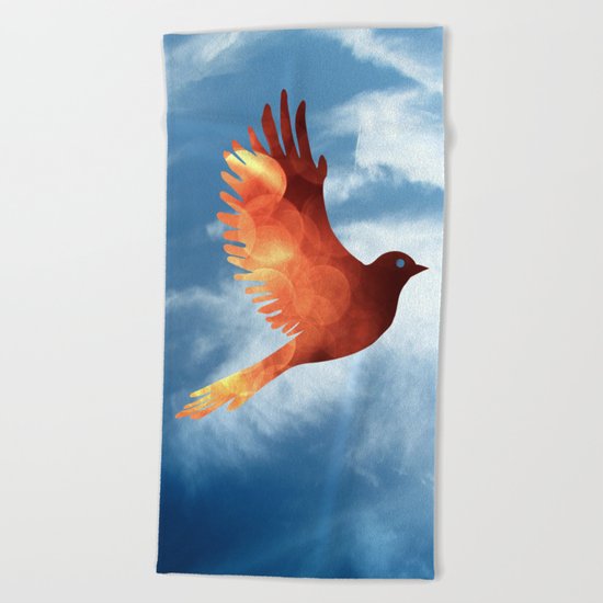 Firebird Beach Towel