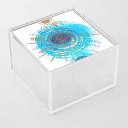 Light Language - Lemurian water code Acrylic Box