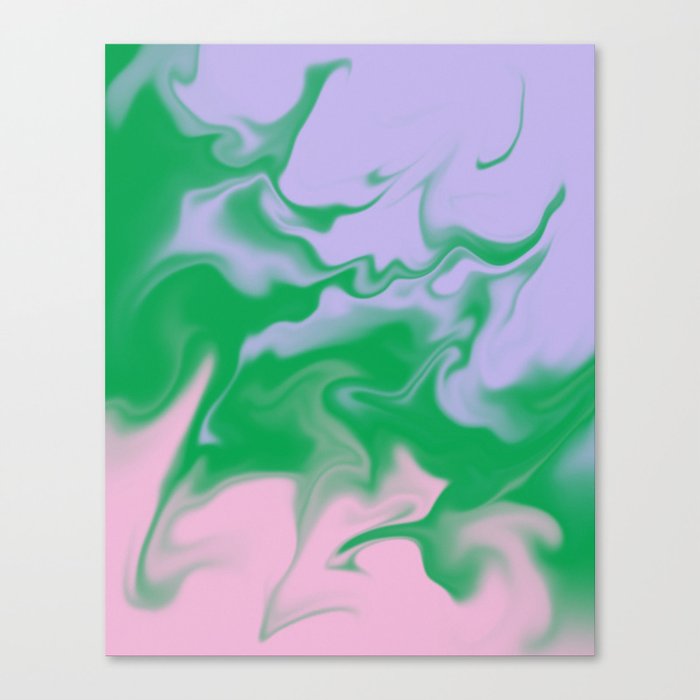 colorful marble pattern Canvas Print