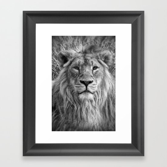 The King Framed Art Print