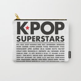 KPOP Superstars Original Boy Groups Merchandse Carry-All Pouch
