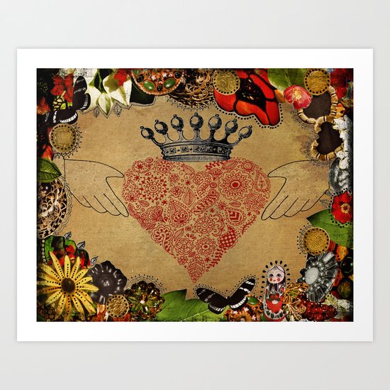The Claddagh Art Print