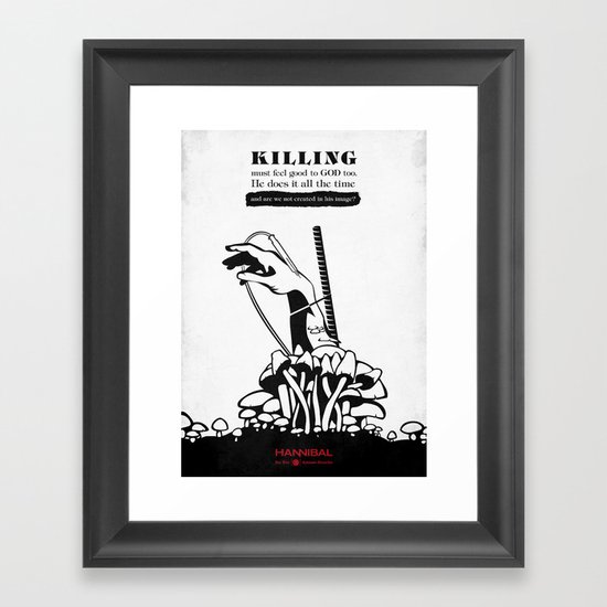 Bouche Framed Art Print