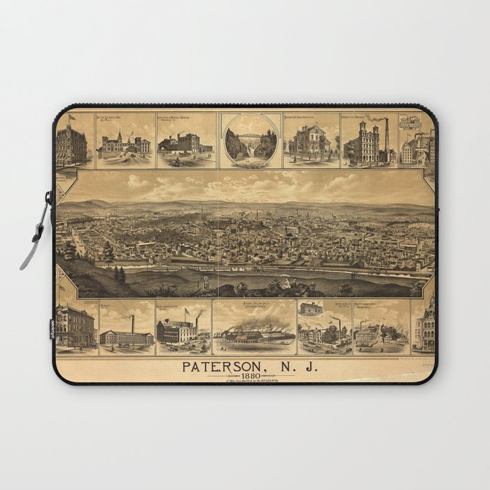 Paterson, New Jersey (1880) Laptop Sleeve