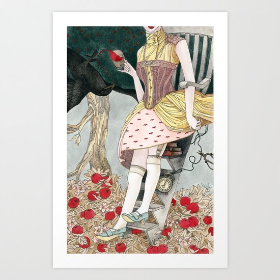 Apple Juice Art Print