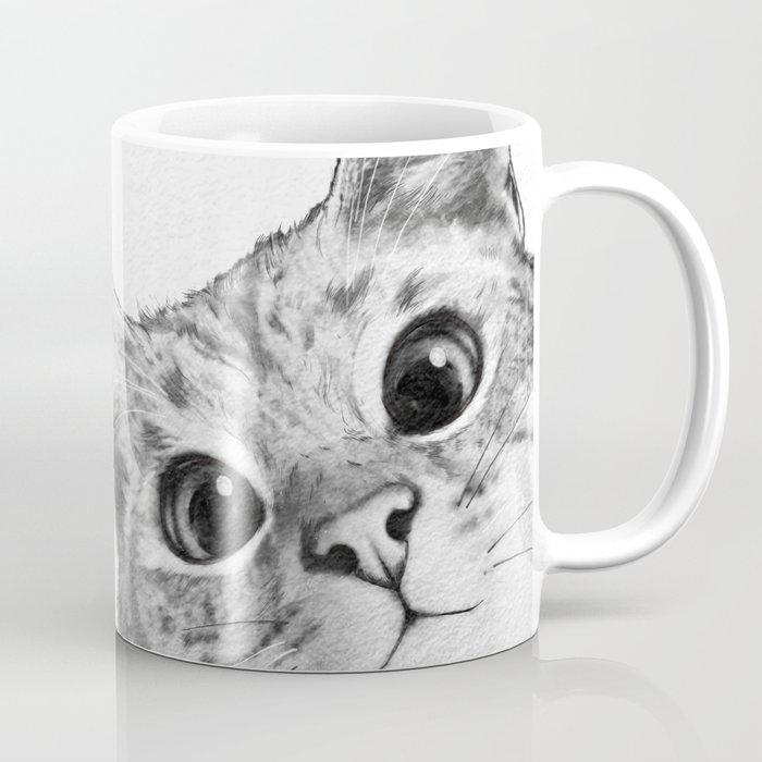sneaky cat Coffee Mug