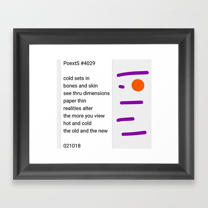 PoextS #4029 Framed Art Print