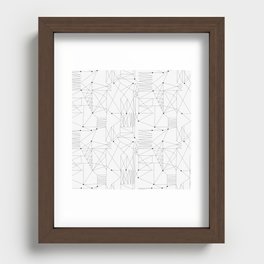 LINES OF CONFUSION Recessed Framed Print