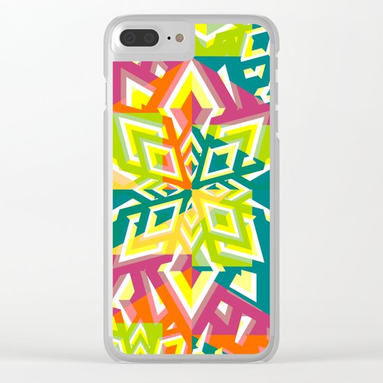 Floral pieces Clear iPhone Case