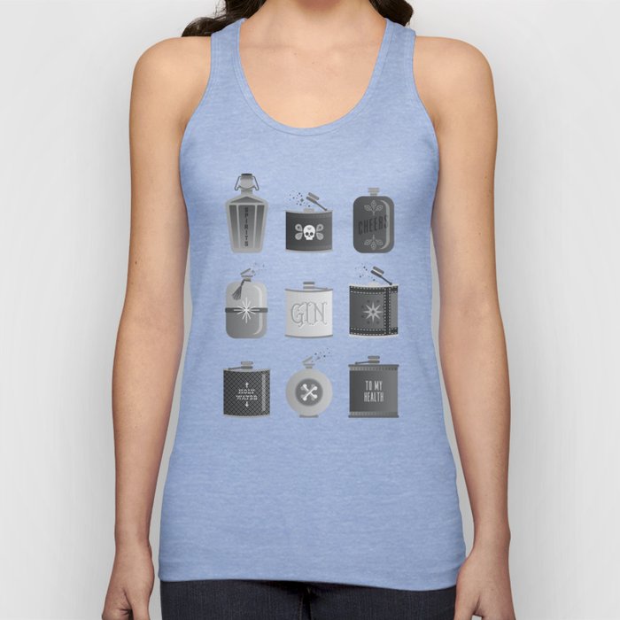 Flask Collection – Black Palette Tank Top
