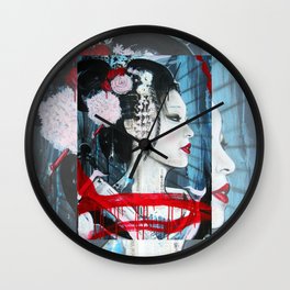 Geisha // Artist of the Floating World // Asian Art // Geisha Girl Wall Clock