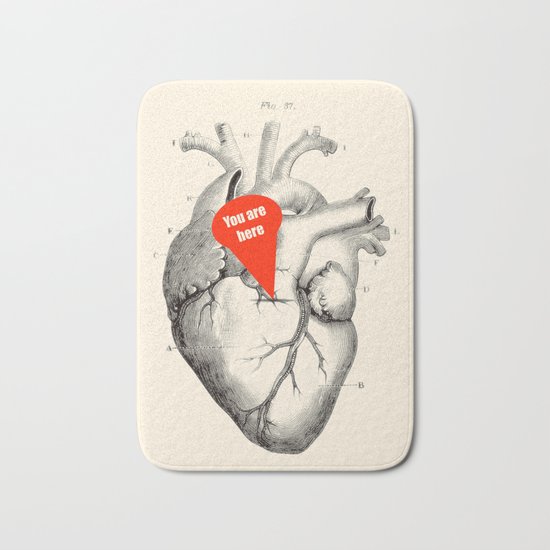 You are here Bath Mat
