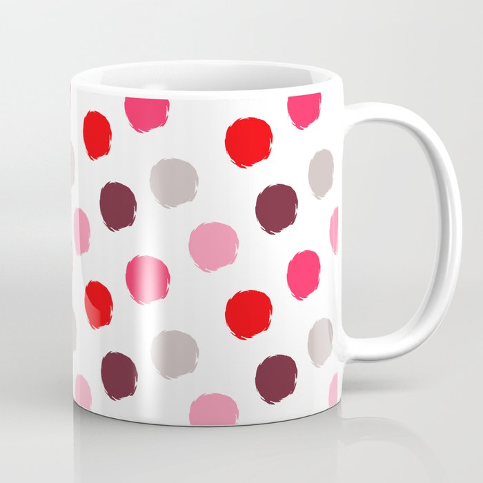 Fancy polka dot Coffee Mug by itsme.emi