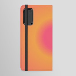 Love Yourself, Retro Meditation Gradient Android Wallet Case