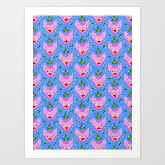 Vampire Bat Art Print