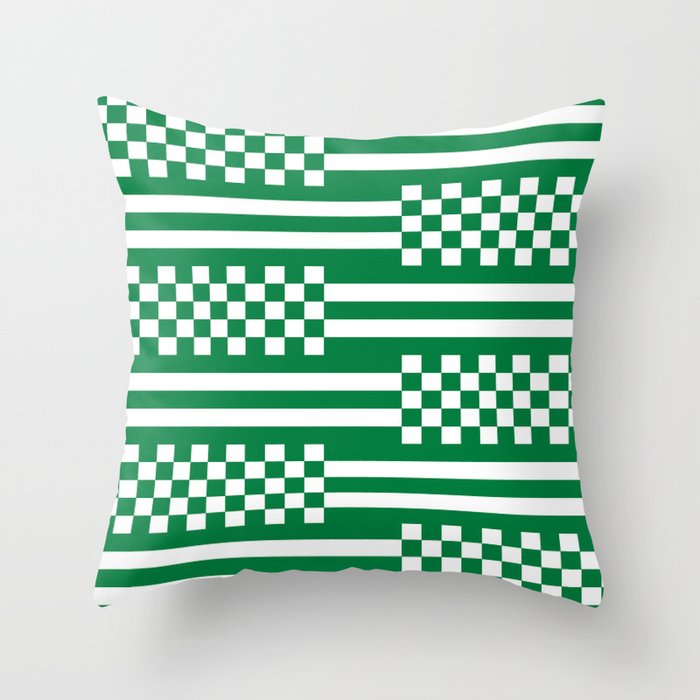 Palesa Green Throw Pillow