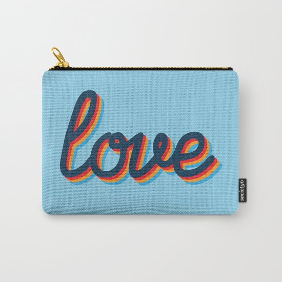 Love - blue version Carry-All Pouch
