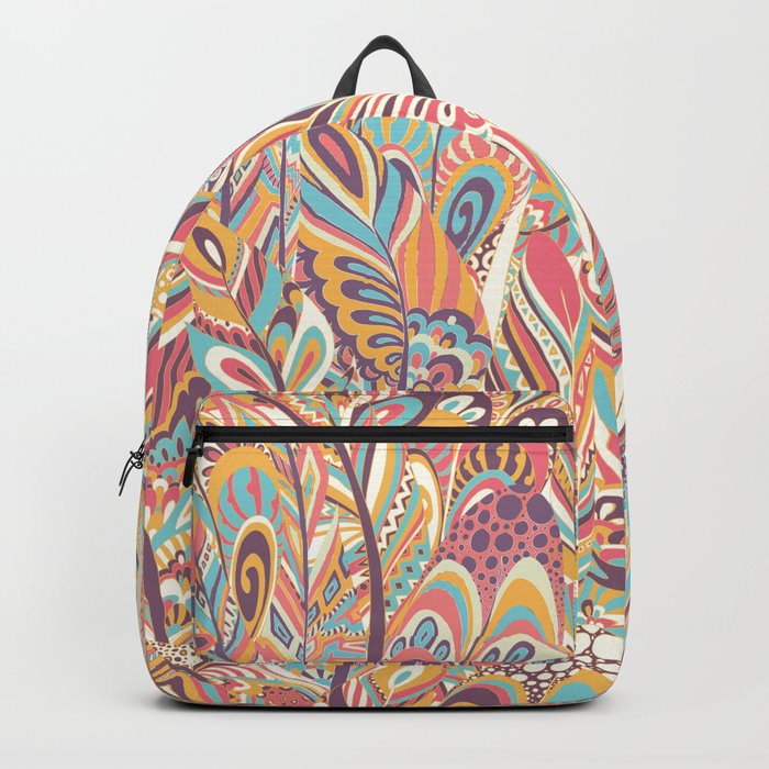 Boho Feathers #3 Backpack