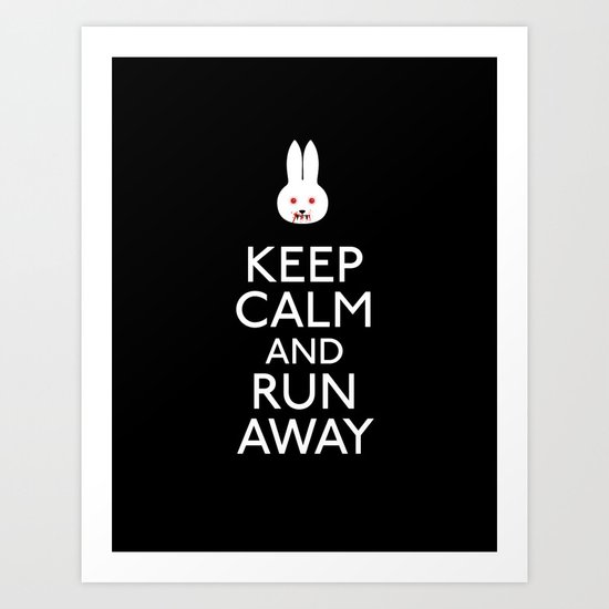 Run away Art Print