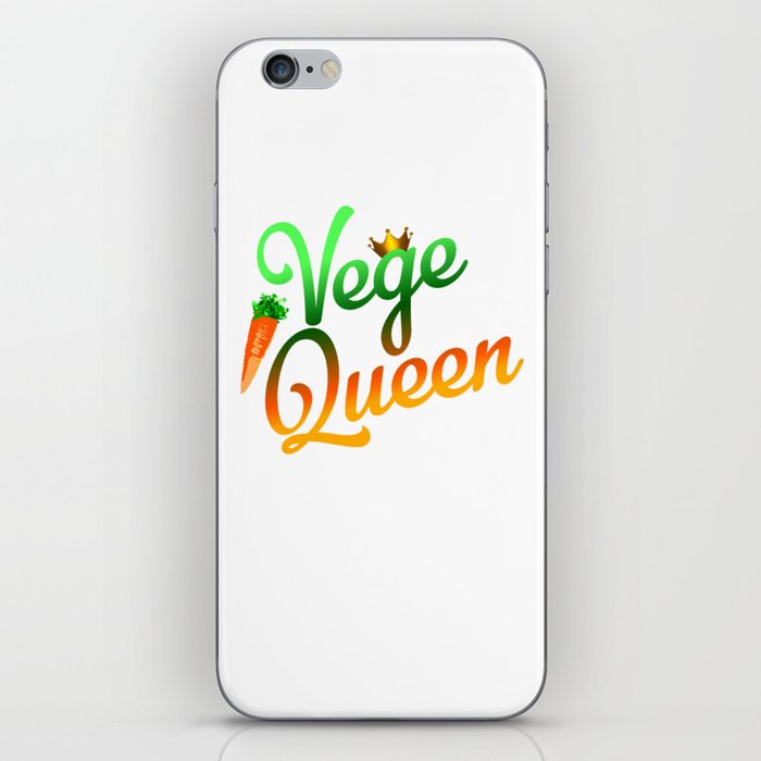 Vege Queen iPhone Skin