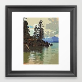 Lake Tahoe Framed Art Print