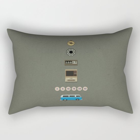 lost Rectangular Pillow