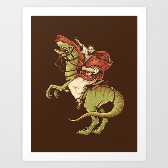 Raptored Art Print