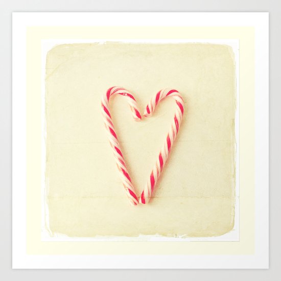 Christmas Heart Art Print