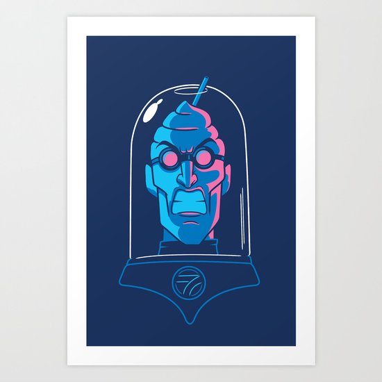 Mr. Brain Freeze Art Print
