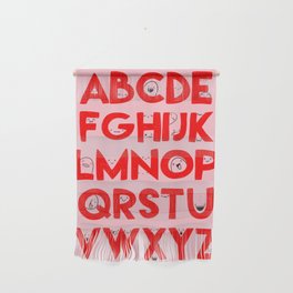 Alphabet Faces Wall Hanging