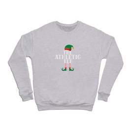 The Athletic Elf Funny Christmas Crewneck Sweatshirt